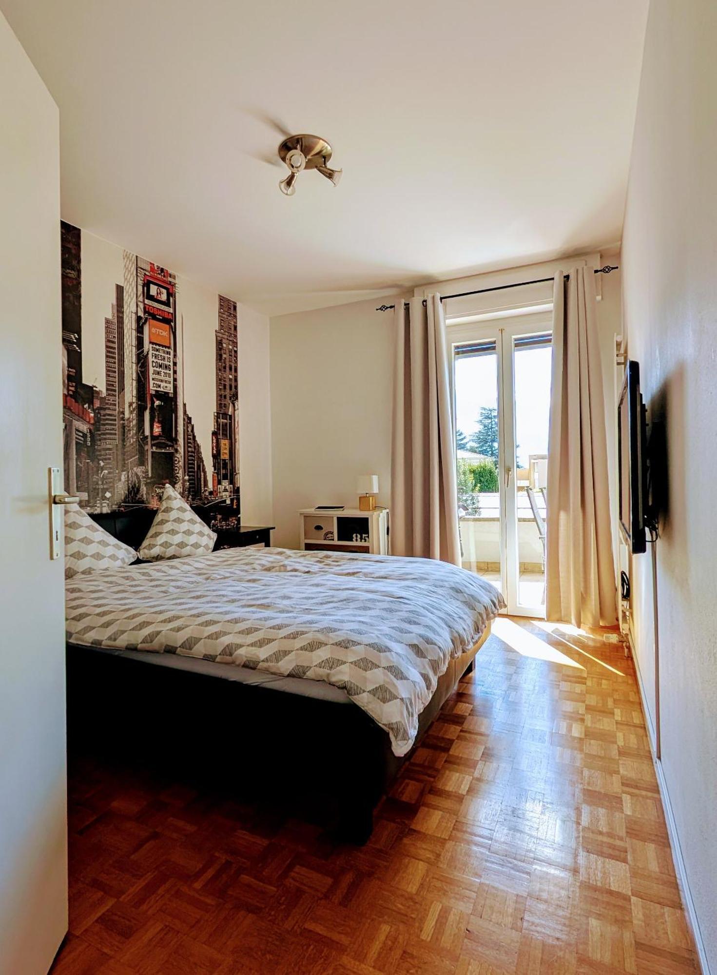 Locarno, Casa Pioda - Nahe Zentrum, Mit Balkon Und Parkplatz Kültér fotó